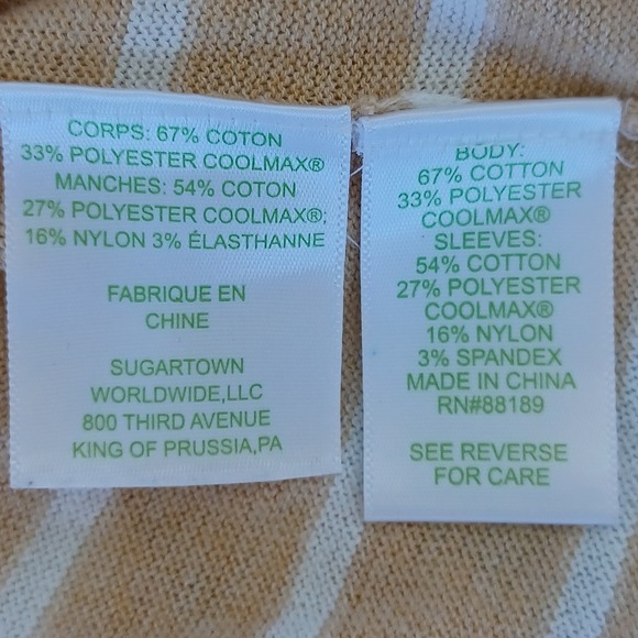 Lilly Pulitzer Striped Knit Sweater Pullover Top XS Pockets Tassel Detail - Picture 6 of 12